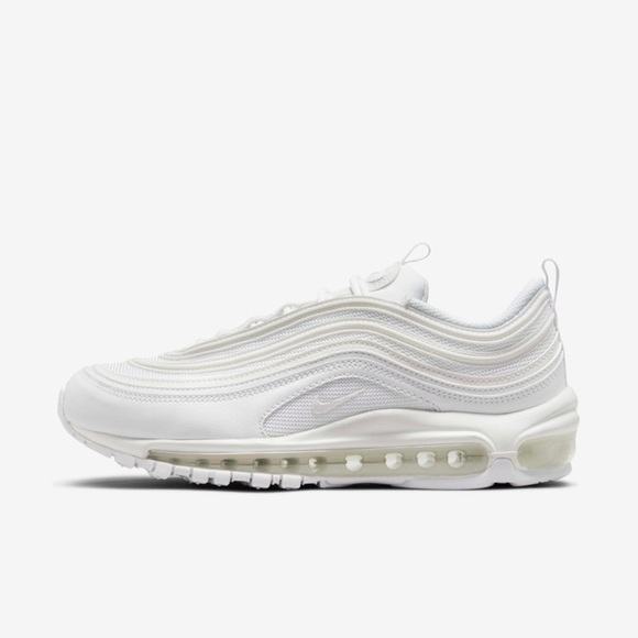 Size 4,5 GS) - Nike Air Max 97 Low White Metallic Silver - Picture 7 of 11